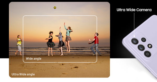 A52s Ultra Wide Angle Camera banner